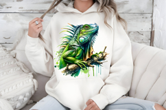 Iguana PNG, Tropical Reptile Sublimation Product Image 7