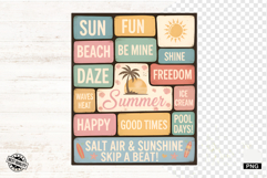 Summer Signs Png Sublimation - Summer Beach Png Product Image 1