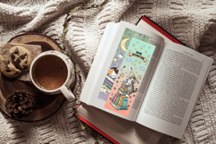 Cute Cat Pastel Daily Life Bookmark Set,Heartwarming Kitty Product Image 8