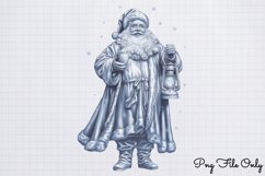 Silver Christmas Clipart Sublimation PNG Product Image 1