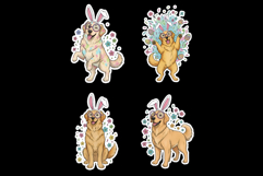 Easter Dogs Stickers Product Image 2
