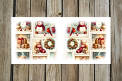 Christmas collage | 4 retro Sublimation Mug designs P2 Product Image 4