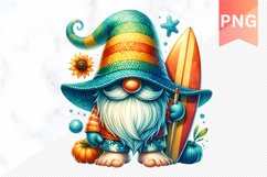 Summer Gnome Sublimation - Clipart PNG Bundle Product Image 9