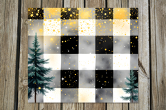 Christmas plaid | 4 retro xmas Sublimation Tumbler designs 2 Product Image 4