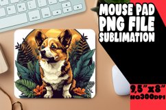 Mountain Adventure Dog Mouse Pad Sublimation Product Image 1
