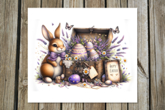 Easter rabbit | 4 Skinny tumbler Sublimation designs PL2 Product Image 4
