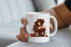 Steampunk woman Clipart, Steampunk woman png Product Image 2