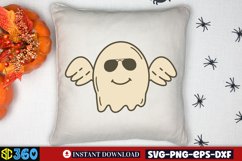 Cute Ghost Clipart, Cute Ghost Clipart Sublimation Product Image 4