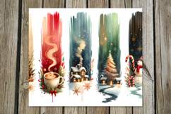 Christmas brushstroke | 4 Sublimation Tumbler designs P2 Product Image 4