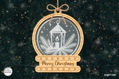 Christmas Snowglobe Ornaments SVG Bundle | Laser Cut | SVG Product Image 6