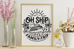 Oh Ship It's A Family Trip Svg, Family Cruise Svg. Product Image 9