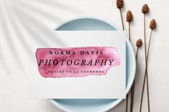 Watercolor splash clipart, Purple watercolor brush strokes Product Image 8