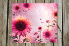 Impressionism sunflowers | straight skinny tumbler design Product Image 8