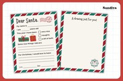 Printable Kids Letter To Santa Claus | Christmas Wish List Product Image 3