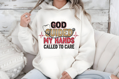 God Guided My Hands PNG, Nurse Stethoscope Sublimation Product Image 7