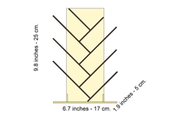 Miniature modern bookcase tree digital download file, 1:6 Product Image 7