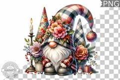 Christmas Gnome Sublimation - Clipart PNG Design Product Image 1