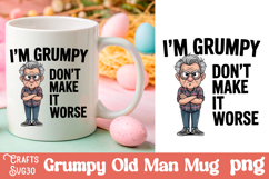 Grumpy Father&#039;s Day Bundle Mug Old Man design png Product Image 8