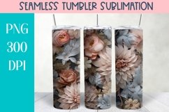 Floral Seamless Tumbler Sublimation BUNDLE Product Image 8