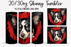 Valentine Dog - Tumbler Sublimation Design Product Image 1
