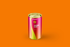 Slim 150ml Aluminium Can Mockup Product Image 8