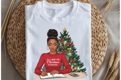 Christmas motivational women png design for T-shirts Product Image 5