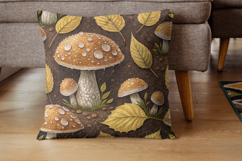Autumn Mushroom Forage Seamless Pattern, Digital Paper Product Image 8