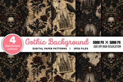 Gothic Background Papers and Clipart JPG Product Image 1