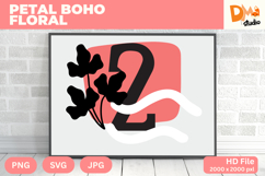 Petal Boho Floral Monogram Product Image 1