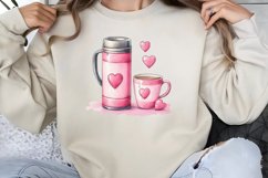 Valentine Coffee Clipart PNG Product Image 1