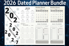 Best Simple 2026 Dated Planners Bundle Product Image 2