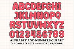 Summer Alphabet clipart, summer letters doodle Product Image 2