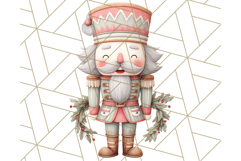 Nutcracker Clipart, Festive Holiday Toy Soldier PNG Art Product Image 4