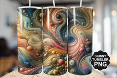 Closeup of Abstract Tumbler Warp - Tumbler PNG Design Product Image 1