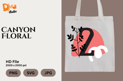 Canyon Floral Monogram Product Image 1