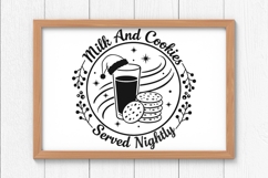 Milk And Cookies For Santa Svg, Christmas Cookies Svg. Product Image 9