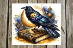 Mystic crow | 4 Skinny tumbler sublimation designs Product Image 4