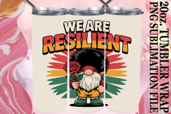 Magical mornings 20oz tumbler wrap, Juneteenth Product Image 1