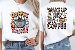 15 Retro Coffee Sublimation Bundle Vintage Coffee Lover PNG Product Image 6