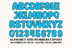 Graduation Alphabet png clipart, graduation letters doodle Product Image 2