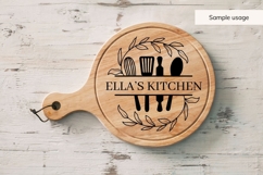 Kitchen Monogram SVG Bundle 10 Designs Product Image 6