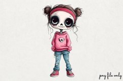 Valentines day skeletons Clipart PNG Product Image 1