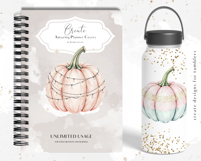 Pastel Pumpkins Clipart, 30 PNG Fall Pumpkin Product Image 9