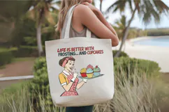 Life is better with frosting and cupcakes PNG Sublimation Product Image 8