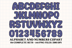 Barcelona Soccer Alphabet png clipart, soccer letters doodle Product Image 2