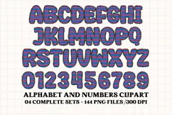 Barcelona Soccer Alphabet png clipart, soccer letters doodle Product Image 2