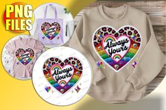 LUMINOUS TSHIRT Gift Ideas PNG, Valentines Product Image 1