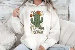 Rhinestone Cactus PNG, Thriving In The Dry Heat Sublimation Product Image 7