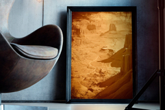 58 Vintage Western Digital Backgrounds Outlaw Scenery Product Image 10