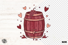 Doodle Summer Wine Clipart Product Image 1
